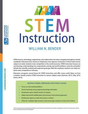 Stem Instruction Quick Reference Guide de William N. Bender