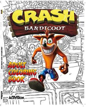 Crash Bandicoot Adult Coloring Book de Activision