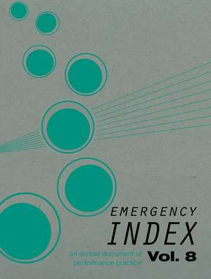 Emergency Index, Vol. 8 de Sophia Cleary