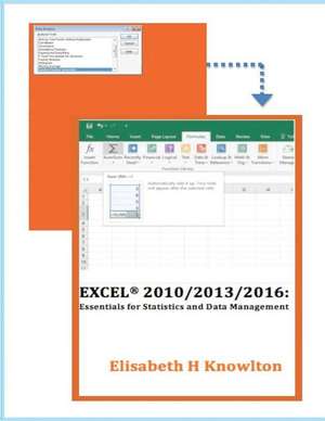 EXCEL 2010/2013/2016 de Elisabeth H Knowlton