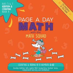 Page A Day Math Addition & Counting Book 9 de Janice Auerbach