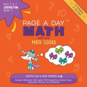 Page A Day Math de Janice Auerbach