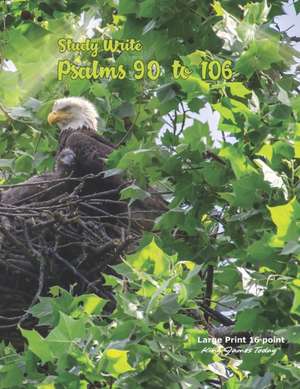 Study Write Psalms 90 to 106: Large Print - 16 point, King James Today(TM) de Paula Nafziger