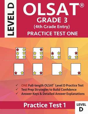 OLSAT Grade 3 (4th Grade Entry) Level D de Origins Publications