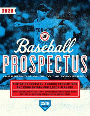 Baseball Prospectus 2020 de Baseball Prospectus