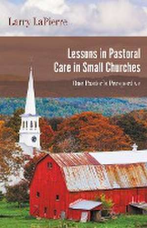 Lessons in Pastoral Care in Small Churches de Larry Lapierre