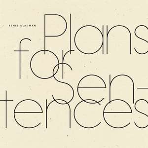 Plans for Sentences de Renee Gladman