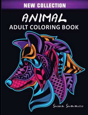 Animal Adult Coloring Book de Susan Summers