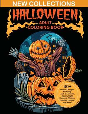 Halloween Adult Coloring Books de Katherine Miller