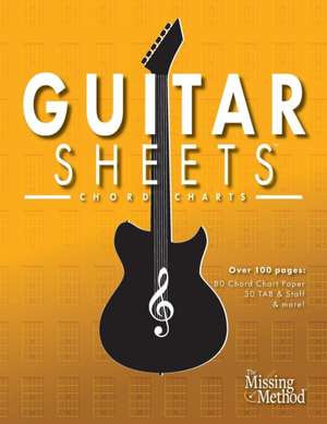 Guitar Sheets Chord Chart Paper de Christian J. Triola