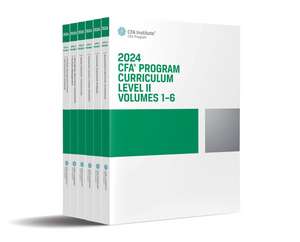 2024 CFA Program Curriculum Level II Box Set de CFA Institute