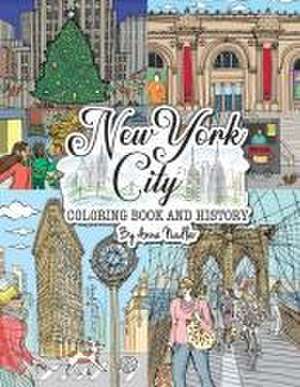 New York City Coloring Book & History de Anna Nadler