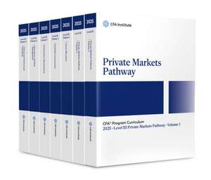 2025 CFA Program Curriculum Level 3 Private Market s Box Set de CFA Institute