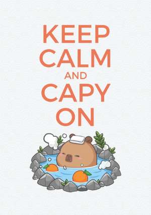 Teal Onsen Capybara Notebook