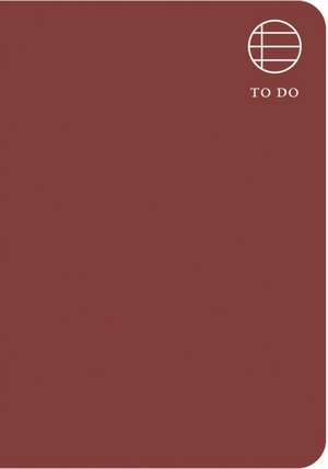 Garnet Pocket To Do Notebook de Goods for the Study