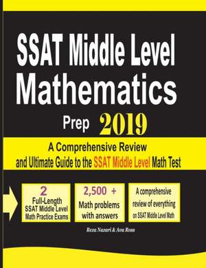 SSAT Middle Level Mathematics Prep 2019 de Reza Nazari