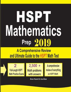 HSPT Mathematics Prep 2019 de Reza Nazari