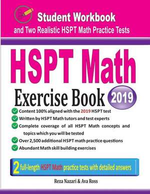 HSPT Math Exercise Book de Reza Nazari