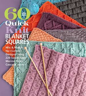 60 Quick Knit Blanket Squares de . .