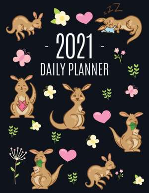 Kangaroo Daily Planner 2021 de Feel Good Press