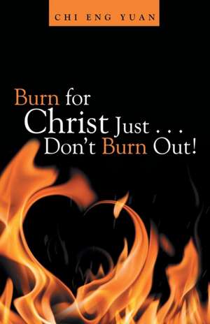 Burn for Christ Just . . . Don't Burn Out! de Chi Eng Yuan