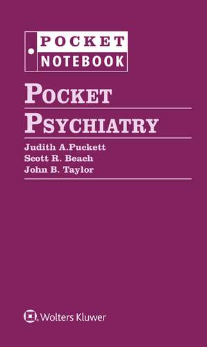 Pocket Psychiatry de John B. Taylor