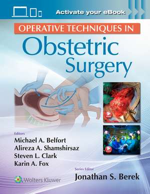 Operative Techniques in Obstetric Surgery: Print + eBook with Multimedia de Michael Belfort