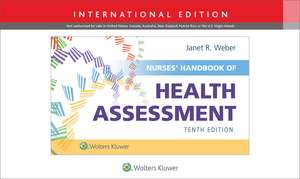 Nurses' Handbook of Health Assessment de Janet R Weber