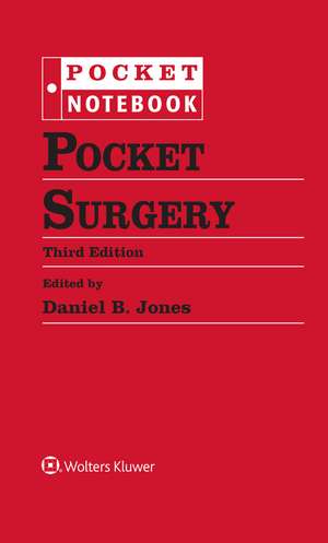 Pocket Surgery de Daniel B. Jones MD