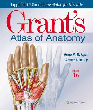 Grant's Atlas of Anatomy de Anne M. R. Agur