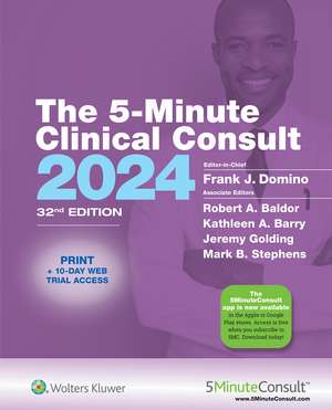 5-Minute Clinical Consult 2024 de Frank Domino