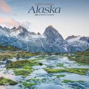 Alaska Wild & Scenic 2025 12 X 24 Inch Monthly Square Wall Calendar Plastic-Free de Browntrout