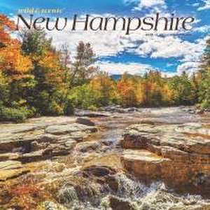 New Hampshire Wild & Scenic 2025 12 X 24 Inch Monthly Square Wall Calendar Plastic-Free de Browntrout