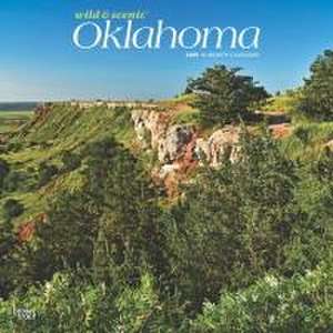 Oklahoma Wild & Scenic 2025 12 X 24 Inch Monthly Square Wall Calendar Plastic-Free de Browntrout