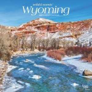 Wyoming Wild & Scenic 2025 12 X 24 Inch Monthly Square Wall Calendar Plastic-Free de Browntrout