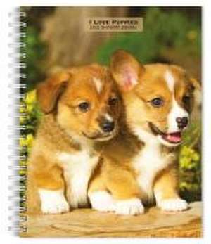 I Love Puppies 2025 6 X 7.75 Inch Spiral-Bound Wire-O Weekly Engagement Planner Calendar New Full-Color Image Every Week de Browntrout