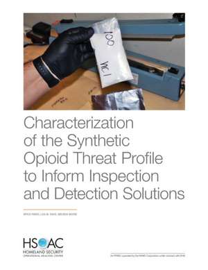 Characterization of the Synthetic Opioid Threat Profile to Inform Inspection and Detection Solutions de Melinda Moore