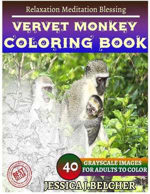 Vervet Monkey Coloring Books de Belcher, Jessica