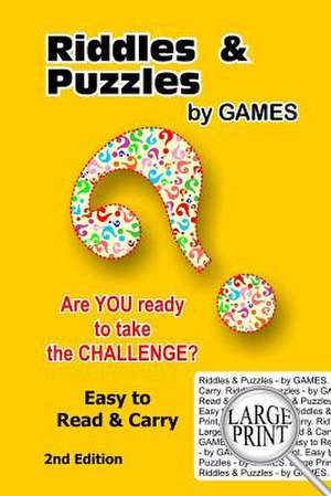 Riddles & Puzzles - By Games (2nd Edition) de Activities, Trick Questions