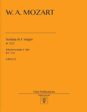 Sonata in F Major de Mozart, Wolfgang Amadeus