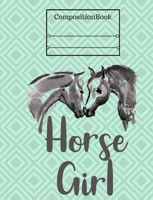 Horse Girl Composition Book - Wide Ruled de Creations, Rengaw