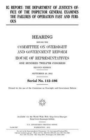 Ig Report de United States Congress