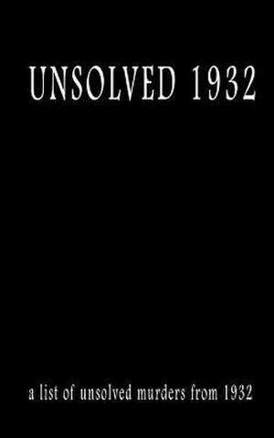 Unsolved 1932 de MR Pat Finn