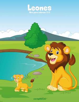 Leones Libro Para Colorear 1 & 2 de Nick Snels