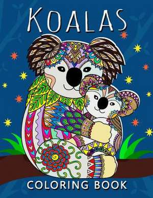 Koala Coloring Book de Tiny Cactus Publishing