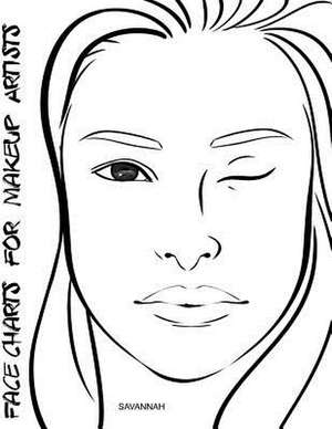 Face Charts for Makeup Artists Savannah de Blake Anderson