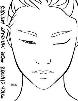 Face Charts for Makeup Artists Stacy de Blake Anderson