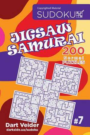 Sudoku Jigsaw Samurai - 200 Normal Puzzles 9x9 (Volume 7) de Veider, Dart