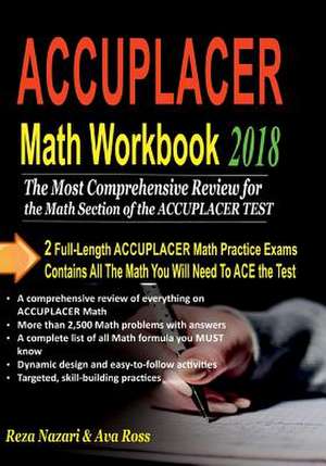 Accuplacer Math Workbook 2018 de Reza Nazari