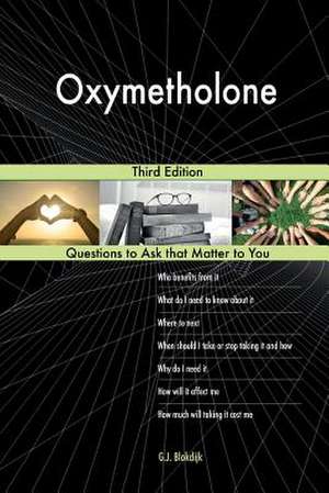 Oxymetholone; Third Edition de Blokdijk, G. J.